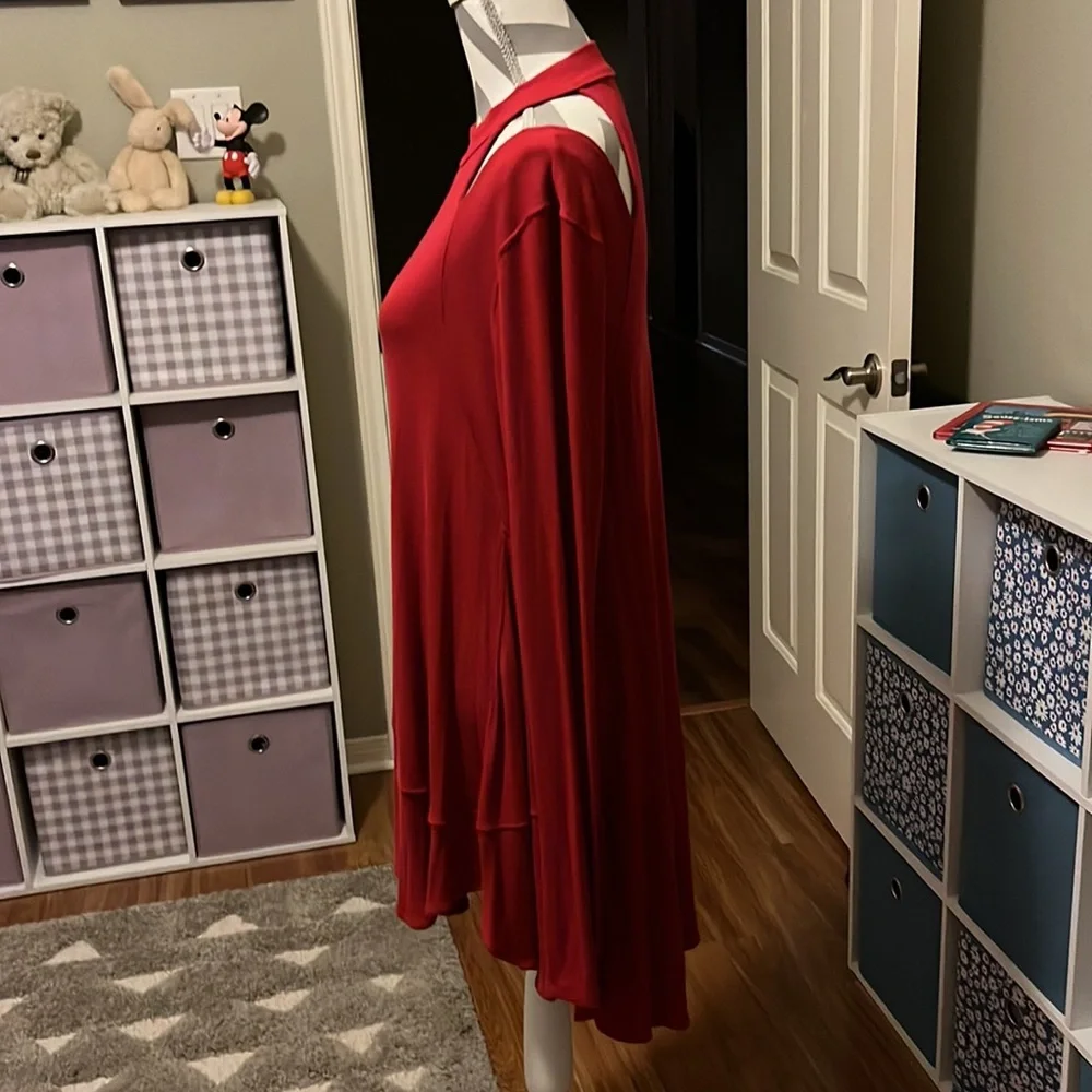 Free People Red Sweater